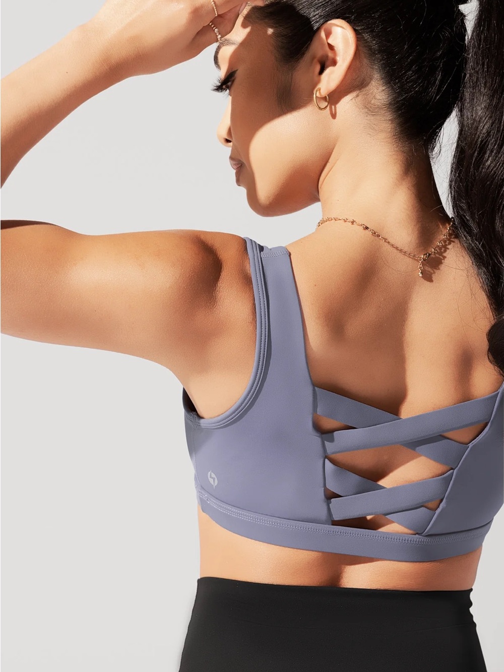 POPFLEX Corset Bra - Blue Mist